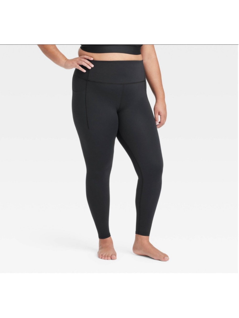 All In Motion Womens Everyday Soft Ultra High-Rise Pocket Leggings Black XXL NWT